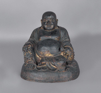 明 铜雕弥勒佛像拍卖价格