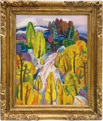 陳鈞德  大山頂風景拍卖价格