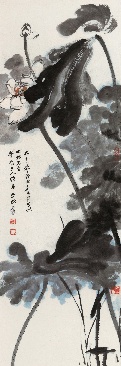 张大千（1899-1983）  张大千（1899-1983）白荷拍卖价格