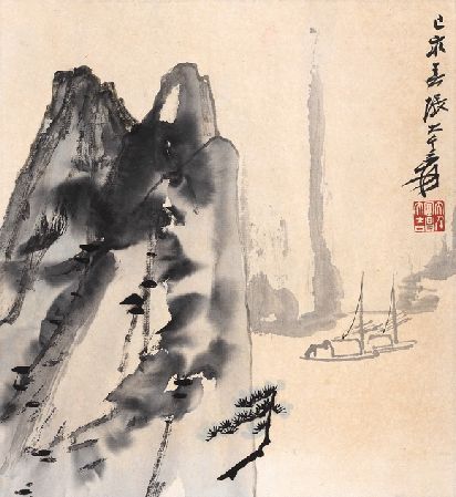 张大千 一帆风顺拍卖价格
