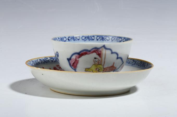 清·乾隆青花粉彩人物故事纹杯碟一套鉴定结果2024年11月01日-唐珍收藏