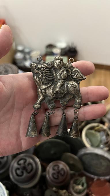 清晚期银锁真伪鉴定2024年11月14日-唐珍收藏