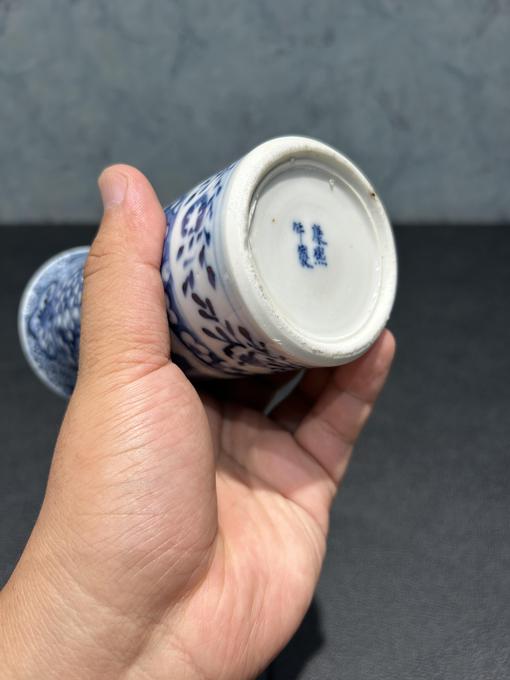 清·光绪清光绪青花童子花卉纹花插鉴定结果2024年12月03日-唐珍收藏