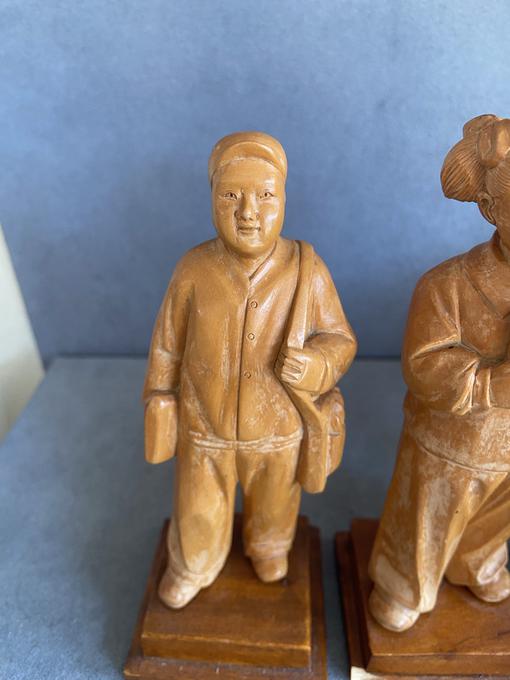 解放初期黄杨木雕真假鉴定2024年12月05日-唐珍收藏