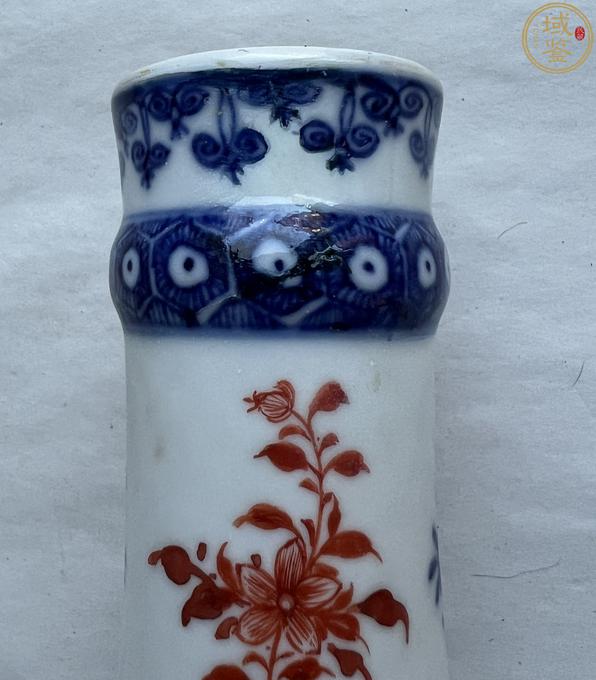 清·乾隆清乾隆青花广彩人物故事图花卉纹瓶值得收藏么2024年12月08日-唐珍收藏