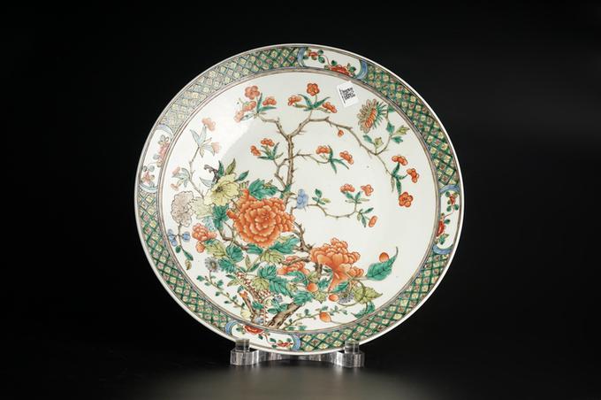 晚清晚清·五彩花卉纹大盘是真品么2025年04月07日-唐珍收藏