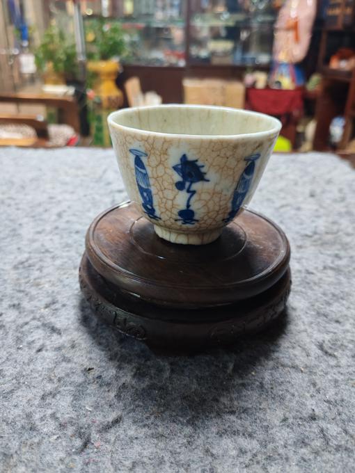 哥釉青花-唐珍收藏