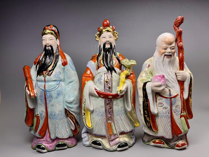 福禄寿三星-唐珍收藏