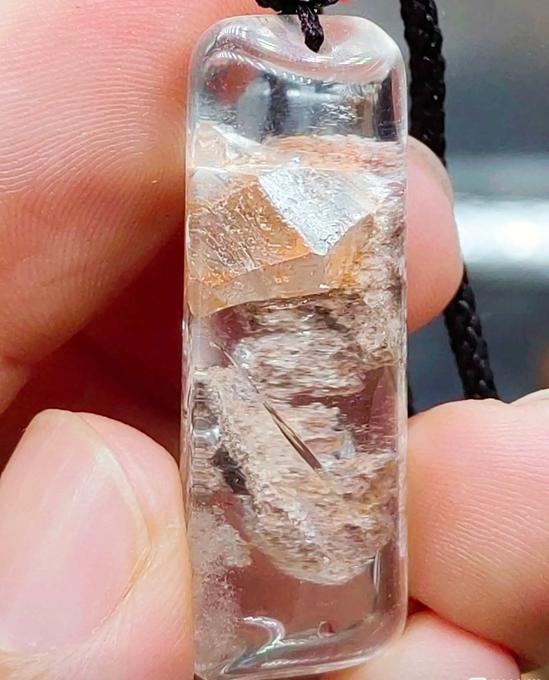 天然骸骨水晶吊坠鉴定结果2025年06月13日-唐珍收藏