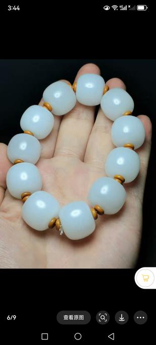 和田白玉手串鉴定结果2025年06月18日-唐珍收藏