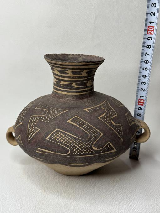 文化期马厂·图腾双耳壶是否有收藏价值2025年06月18日-唐珍收藏